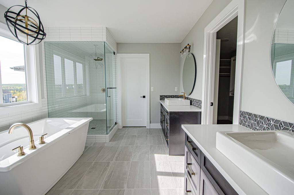 Master bathroom renovations in Calgary