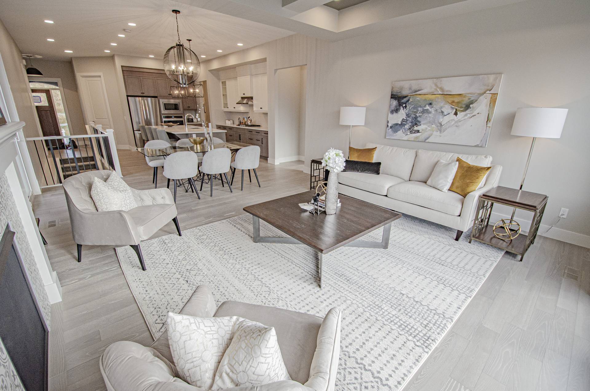 Living room renovations in Calgary
