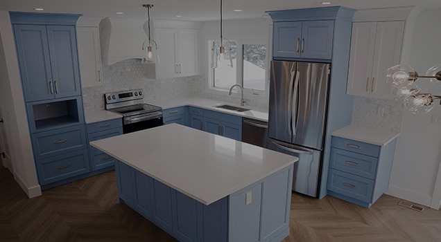 The Blue Oasis, Calgary Luxury Home Renovation